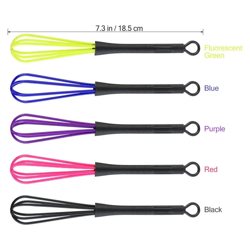 Professional Plastic Hairdressing Cream Hair Color Mix Stirrer Rod Hair Dyeing Brush Salon Styling Tools Barber Accessories