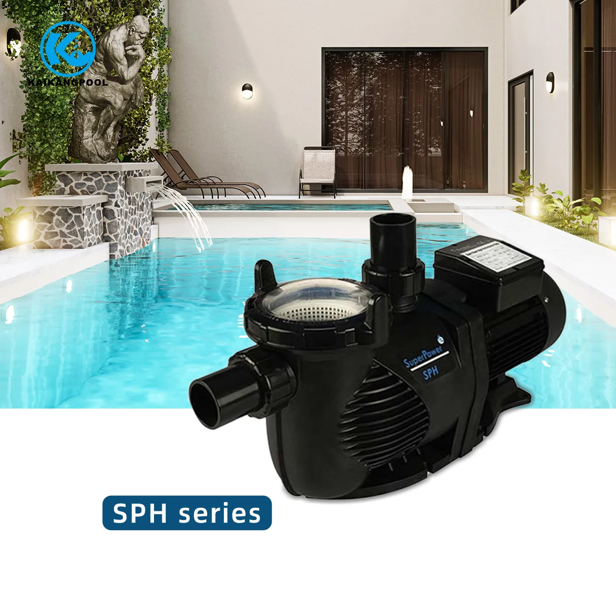 Sistema de Bomba para Piscina Hayward Astral Emaux, Bomba para Piscina Hayward, Producto de 0.5HP, 0.75HP, 1HP, 1.5HP, 2HP