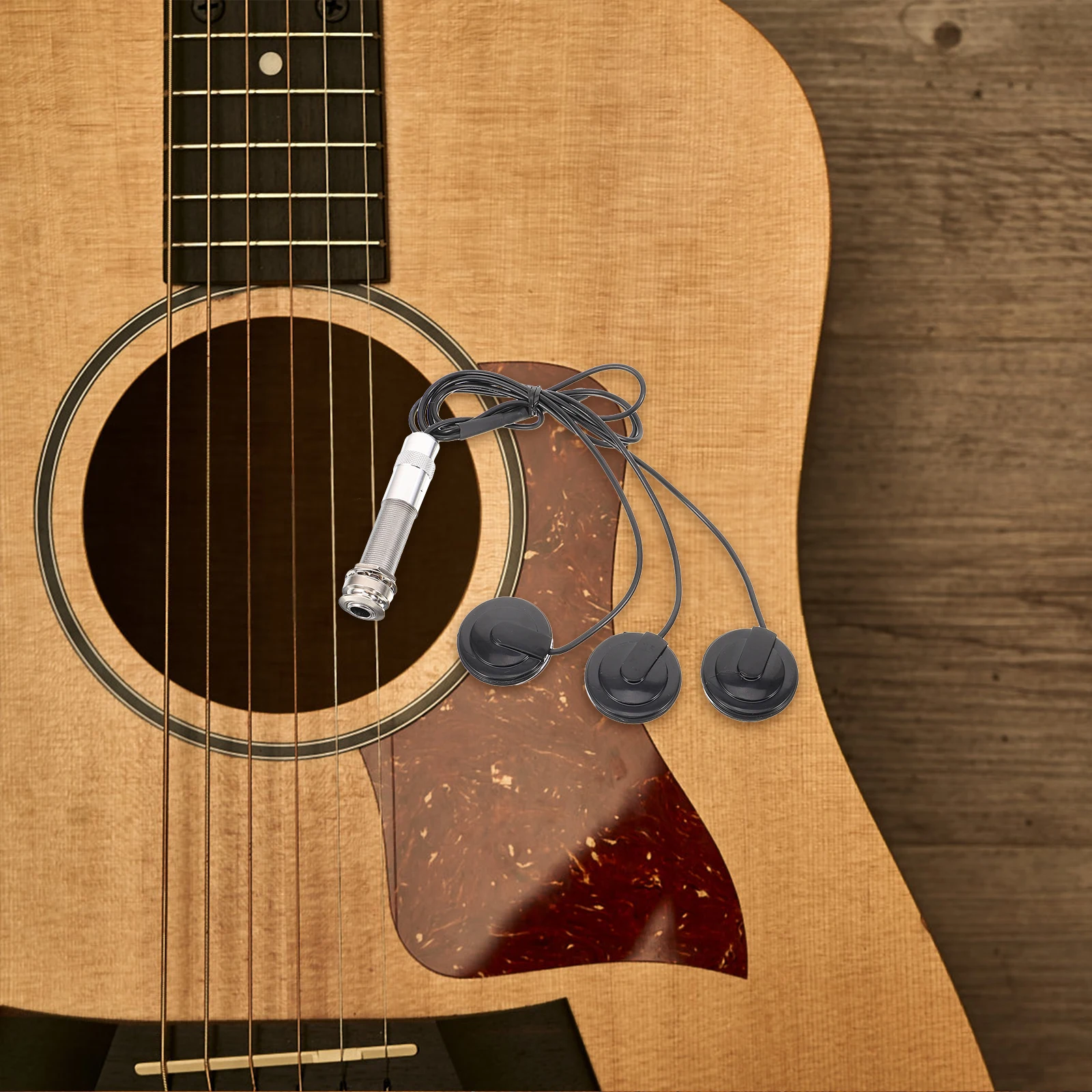 

Multifunctional Pickup For Acoustic Guitar Banjo Mandolin Violin Non-Invasive Plug Play Kit Guitar Pickup Musical Instrument