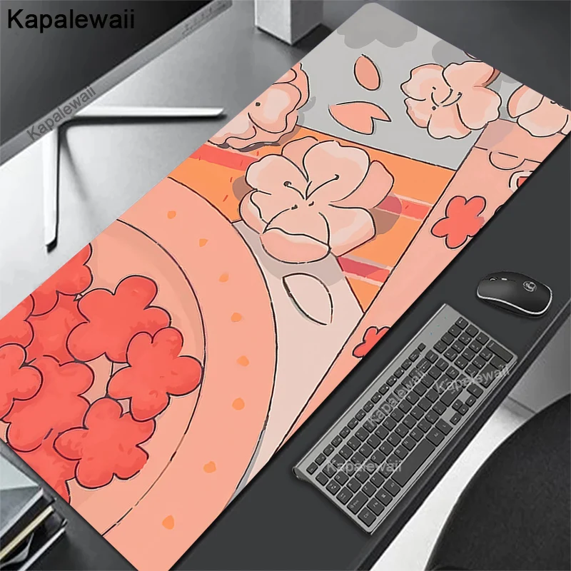 

Hot 1000x500 Anime Mouse Pad Playmat , Flower Plant Tabletop Gaming Deskmat, Custom Game Mat Printing HD,Personalized Gifts