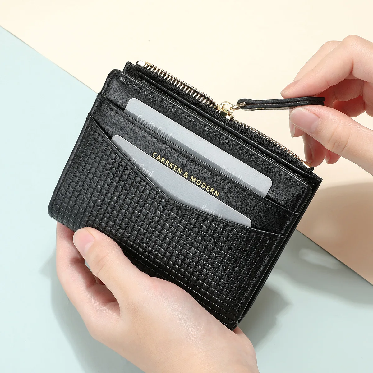 Ultra-thin Pu Leather Multi-card Holder, Card Bag, Wallet, Large-capacity Credit Card Bag, Mini Wallet.
