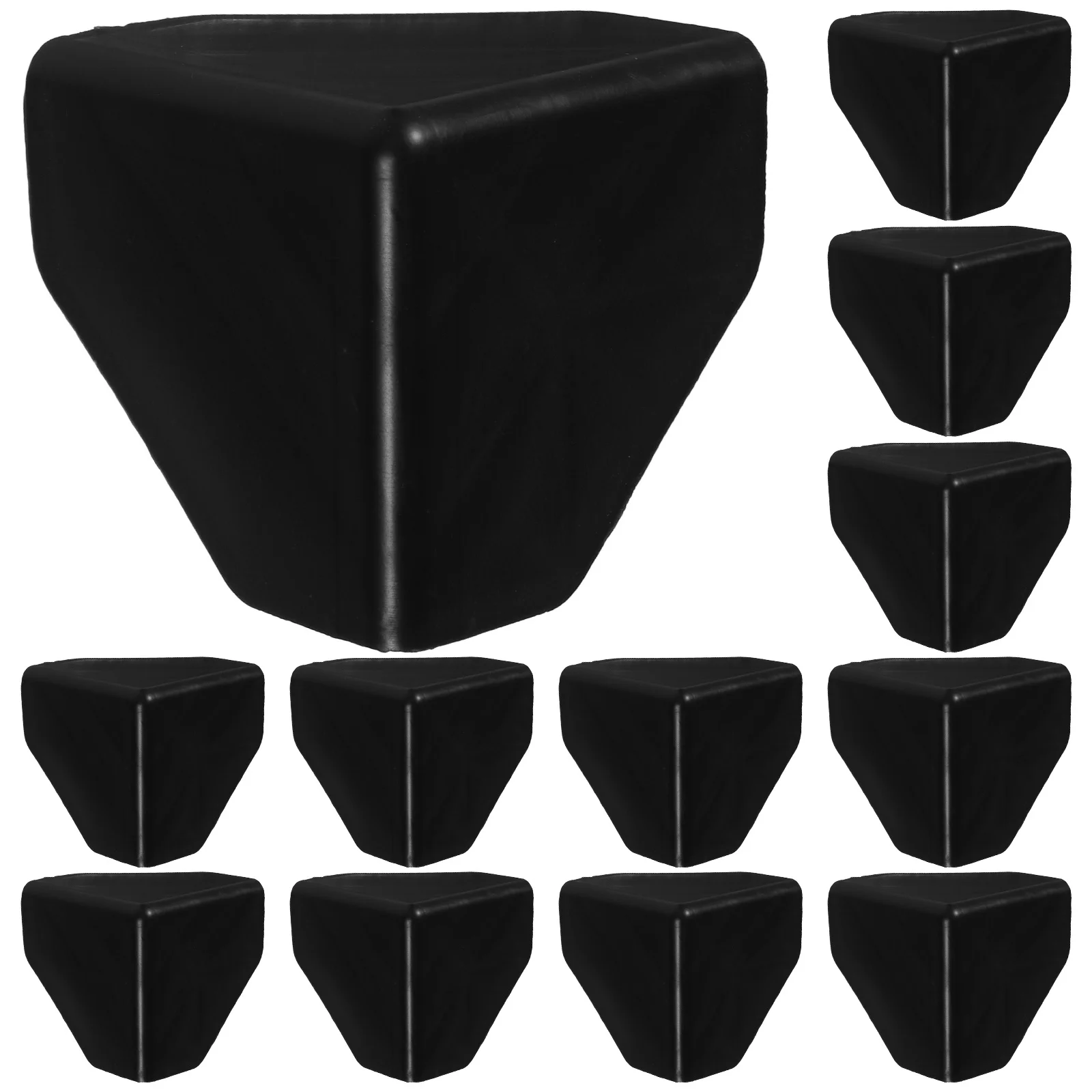 ตัวป้องกันมุมกล่องพลาสติก 100 ชิ้น สำหรับป้องกันการกระแทก ใช้สำหรับบรรจุภัณฑ์ กล่องกระดาษ เฟอร์นิเจอร์ และการขนย้าย