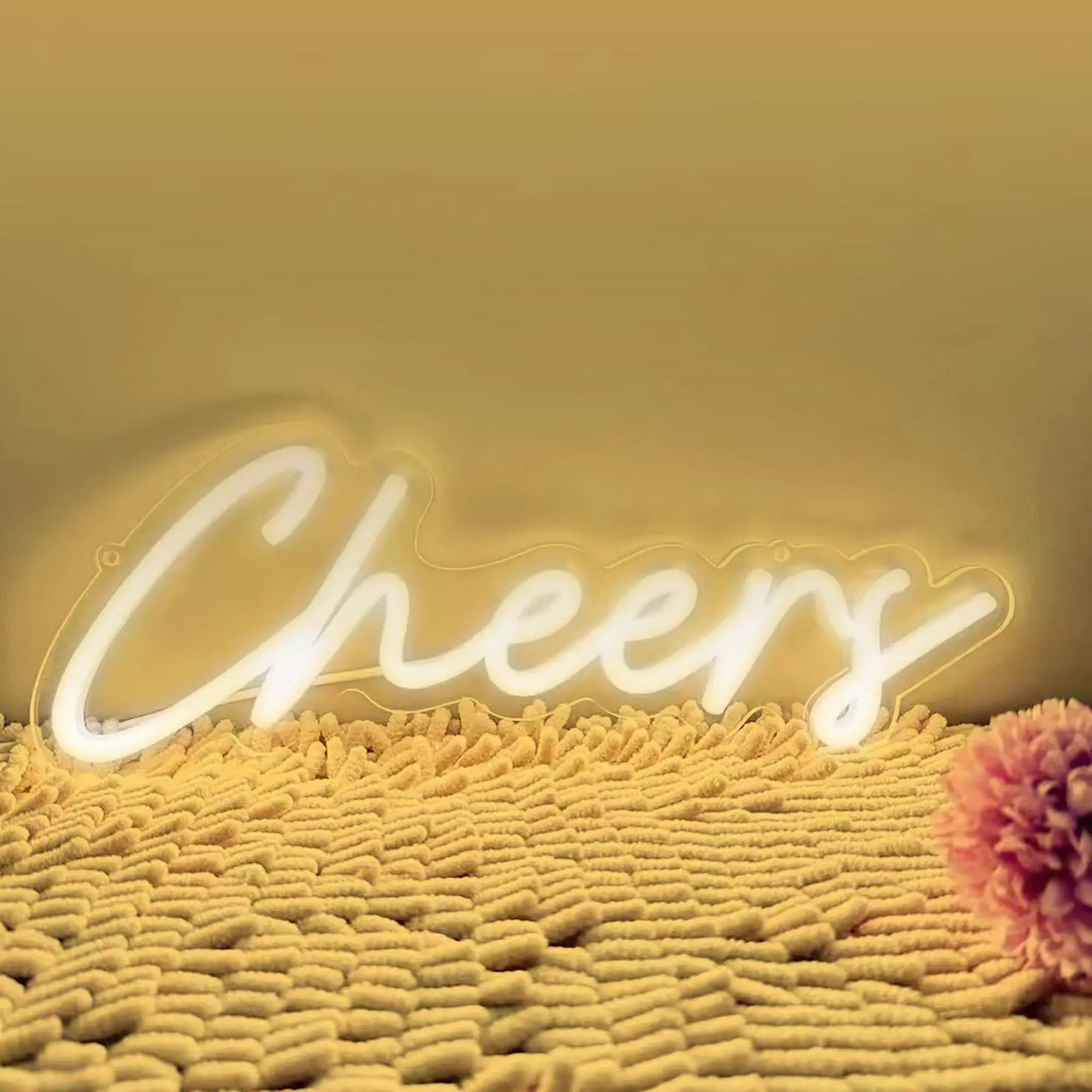 

Неоновая вывеска Cheers с USB-выключателем с регулируемой яркостью