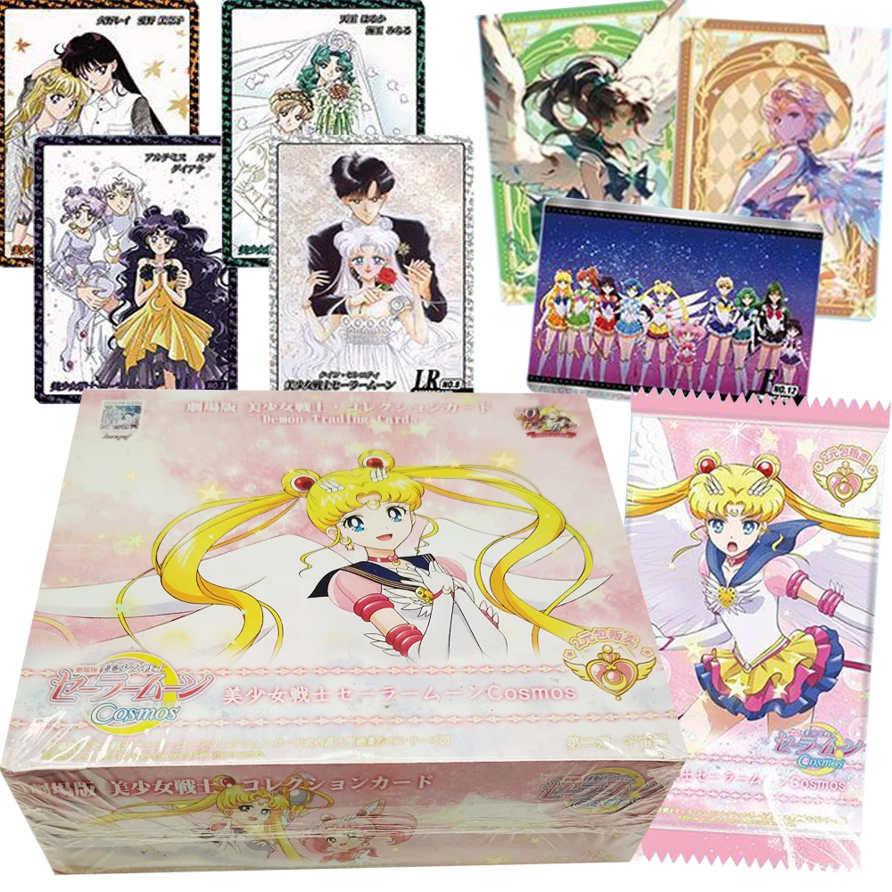 

Japanese Anime Sailor Moon Collection Cards Pretty Girls Mizuno Ami Tsukino Usagi Character Starlight Shining Anime Cards Gifts