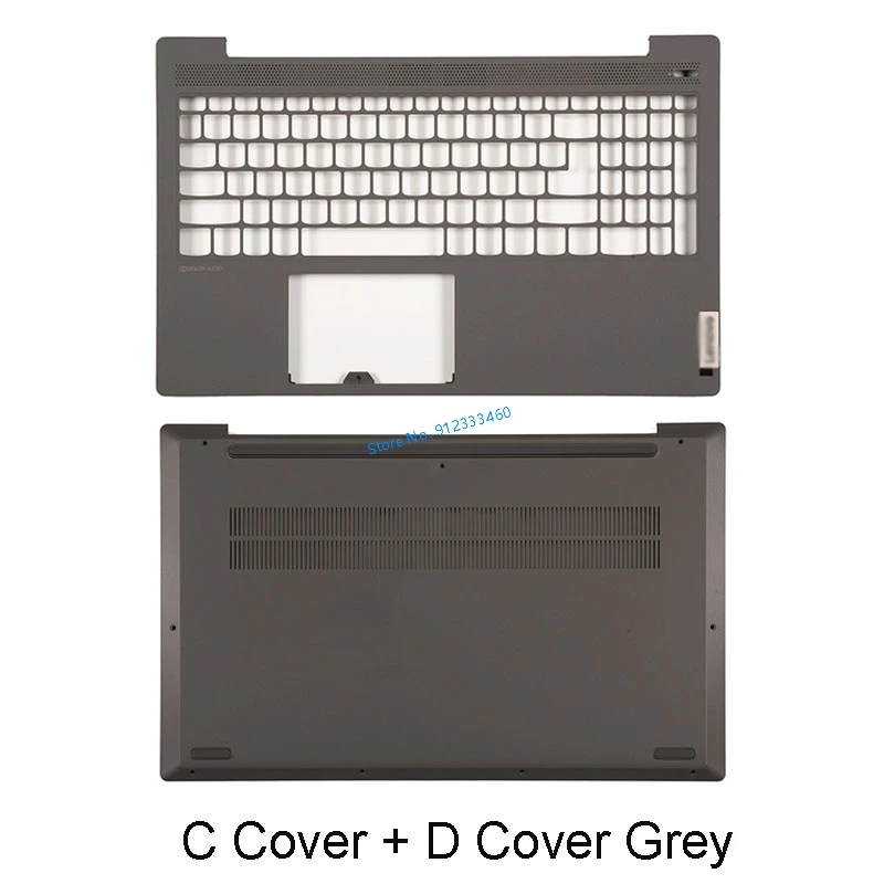 NIEUW Achterdeksel Voor Lenovo Ideapad 5 15IIL05 15ITL05 15ARE05 Laptop LCD Back Top Cover Voorkant Palmsteun Bovenste Onderste Case Grijs