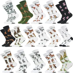 Calcetines divertidos a la moda para mujer, Bóxer, Pug, Bulldog, Sheltie, Golden Doodle, Retriever