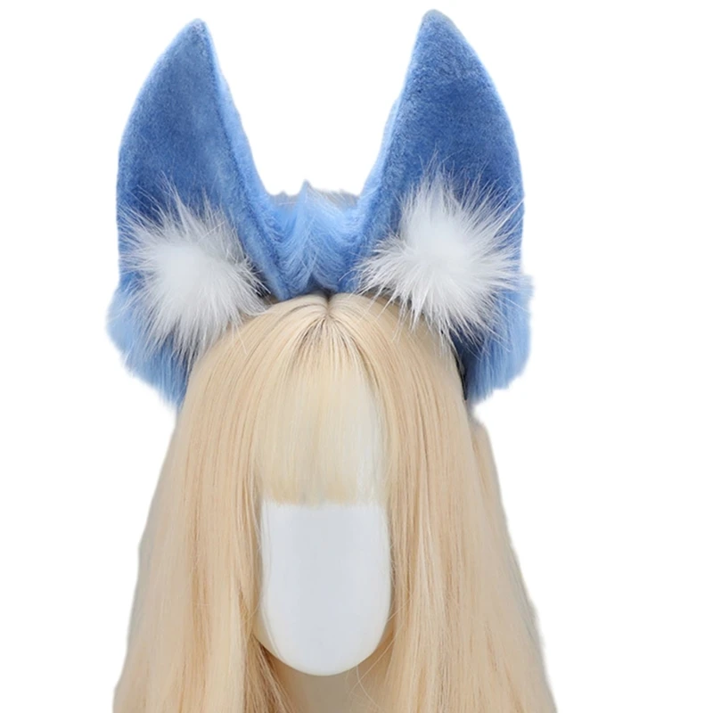 Cosplay Anime Character Headband Plush Foxes Ear Hair Hoop for Girls