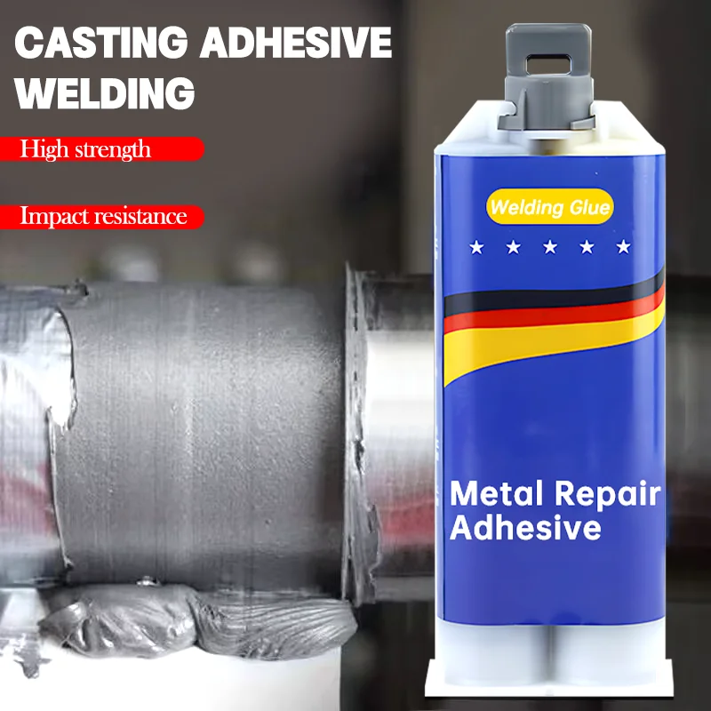 

High Temperature Resistant AB Glue Auto Repair Metal Glue Cold Welding Glue Metal Welding Filler for Metal Casting Defect