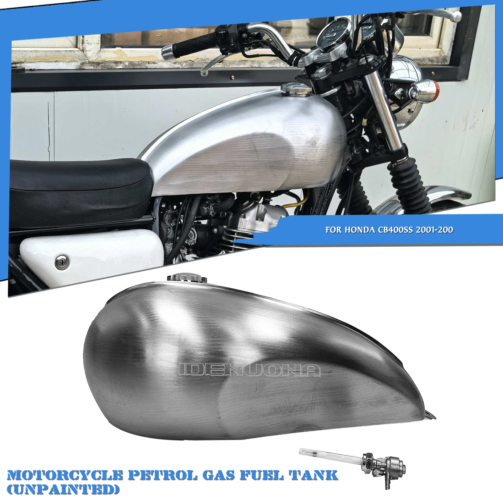 

Мотоциклетный 12-литровый газовый топливный бак, масляная банка для Honda CB400ss 2001-2008 2001 2002 2003 2004 2005 2006 2007 2008