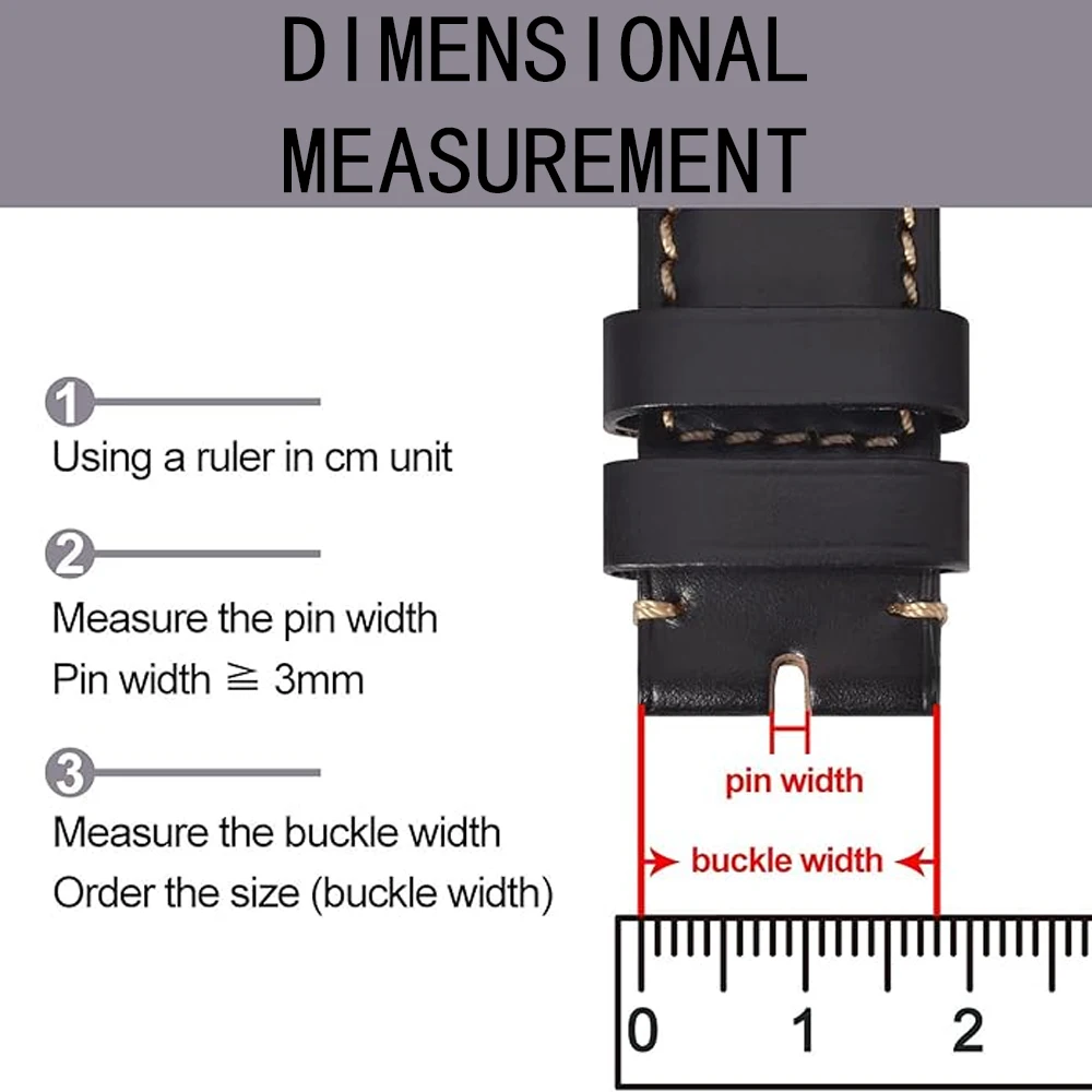 12 14mm 16mm 18mm 20mm Stainless Steel Watch Buckle Watch Clasp Accessories Replacement Buckle for Leather Watch Strap With Tool