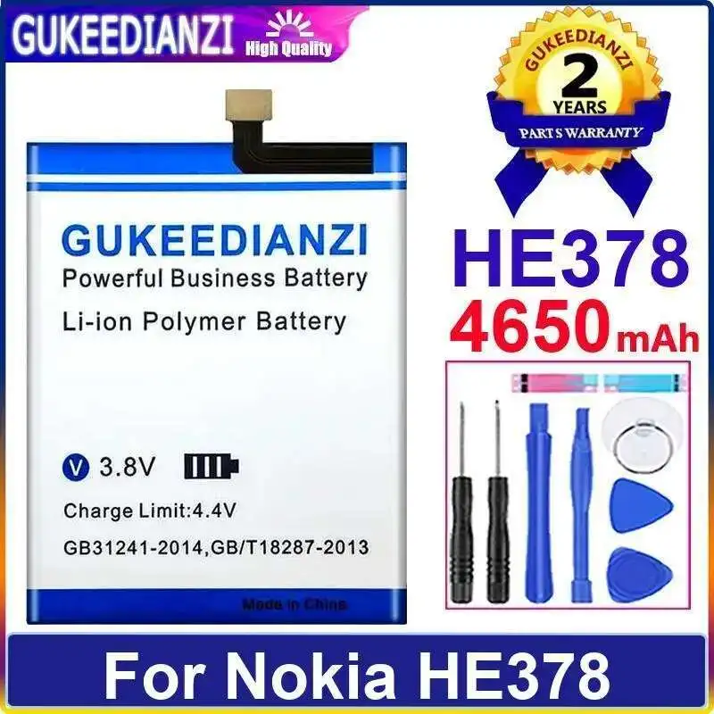 

4650Mah For Nokia HE378 Mobile Phone Battery Reliable Power
