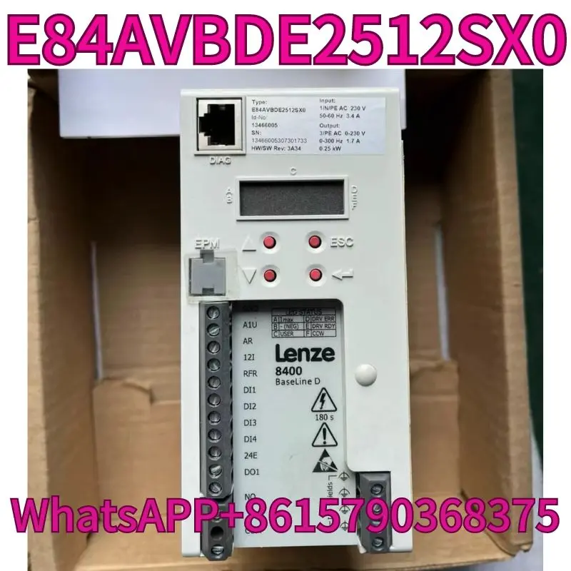 New frequency converter E84AVBDE2512SX0 13466005 with a 0.25KW warranty for one year and fast delivery