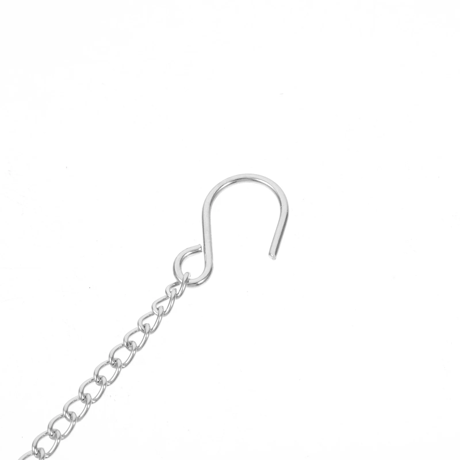 10 قطعة سلاسل معلقة من الفولاذ المقاوم للصدأ طويلة الأمد مع خطافات لأغراض مختلفة حديقة ديكور سلسلة نباتية سلسلة معلقة