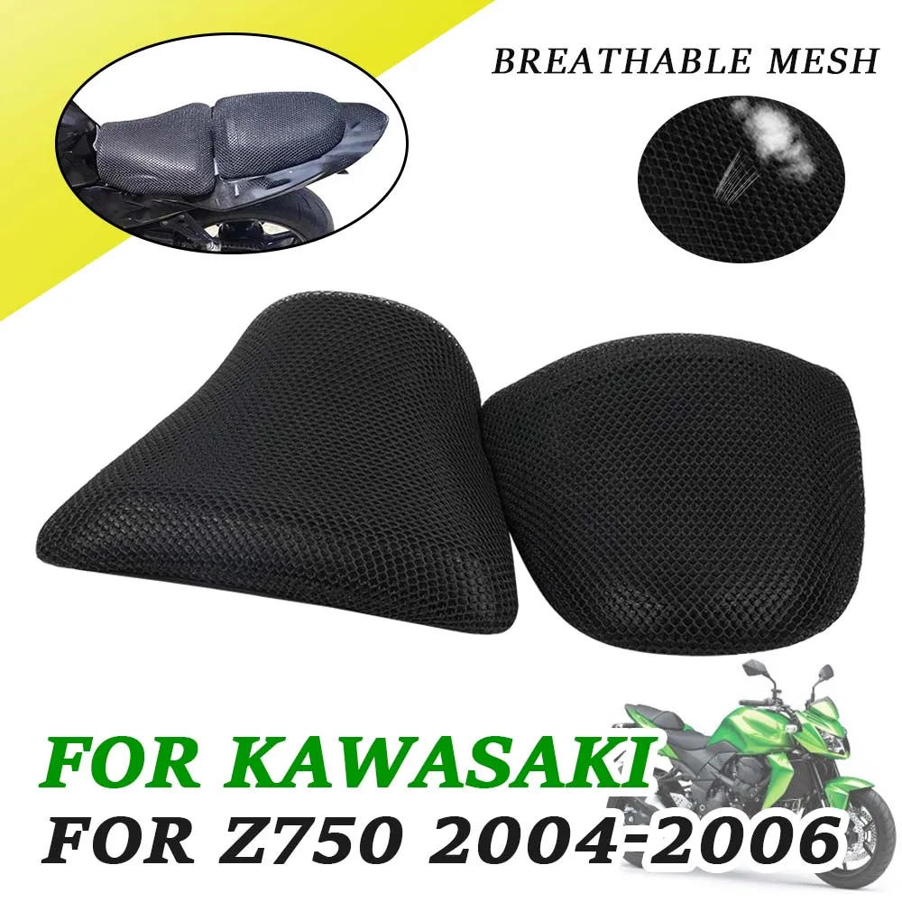 

Motorcycle Sunscreen Seat Cover Prevent Bask In Seat Heat Insulation Cushion For Kawasaki Z 750 Z750 2004 2005 2006 Spare Parts