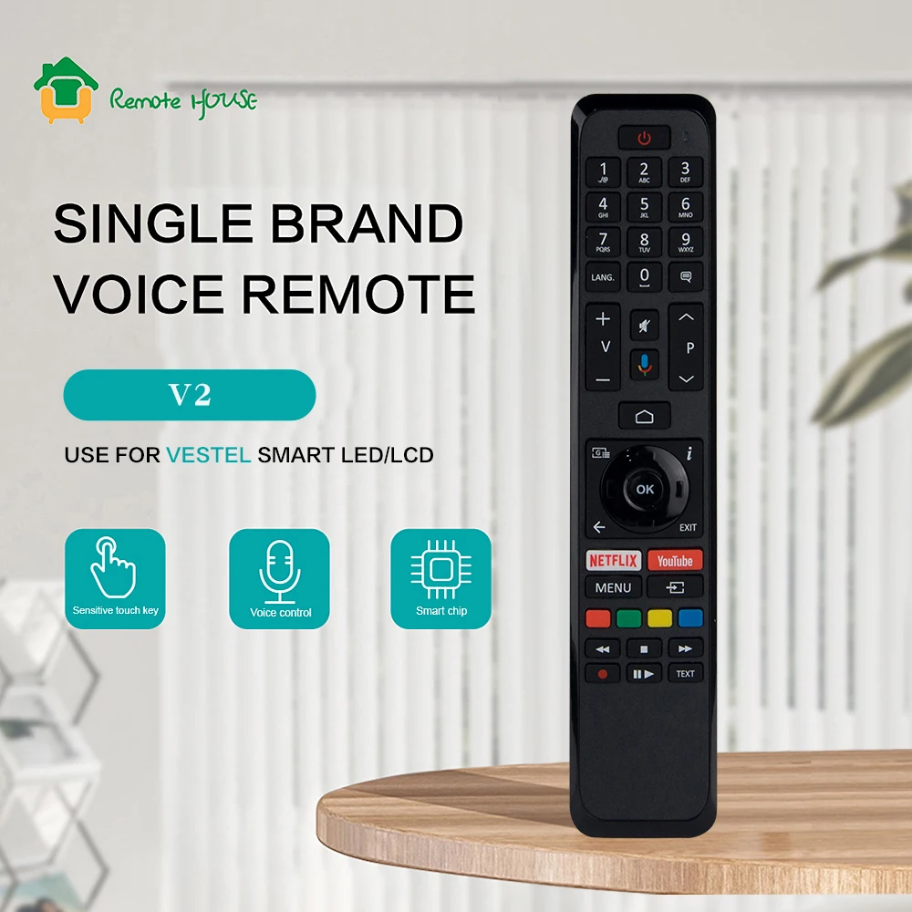 

Голосовой пульт дистанционного управления для Vestel Smart TV Remoto