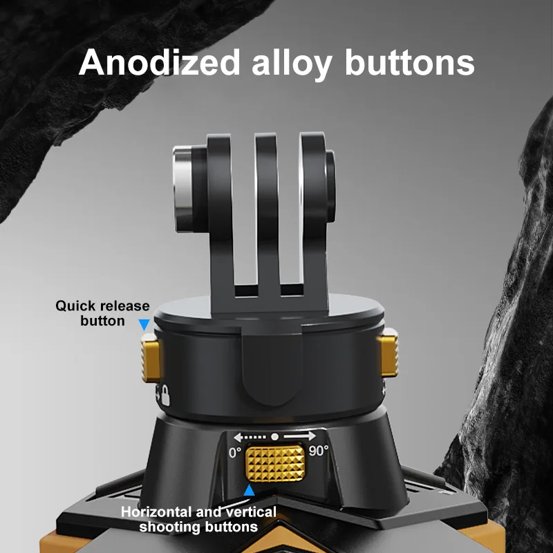 Magnetic Quick Release Motorcycle Helmet Chin Strap Mount Holder for Gopro Hero 13 12 11 10 9 Insta 360 X4 X3 DJI OSMO Cameras