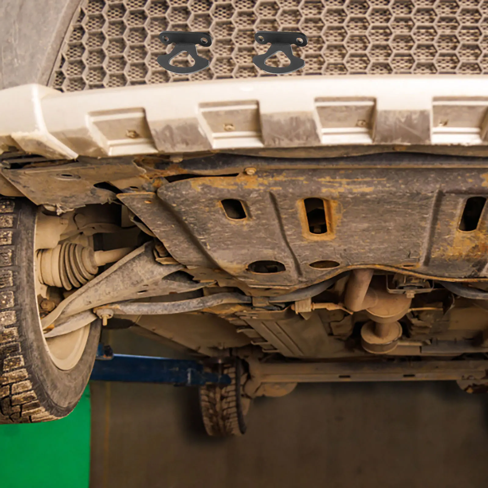 

4Pcs Truck Bed Cargo Hooks Tie Down Hook Anchors Metal Construction Heavy Duty Tie Down Brackets for Car Truck