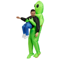 Inflatable Alien Costume Blow up Alien Costumes Pick Me Up Alien Abduction Costumes Inflatable Halloween Costumes for Adults