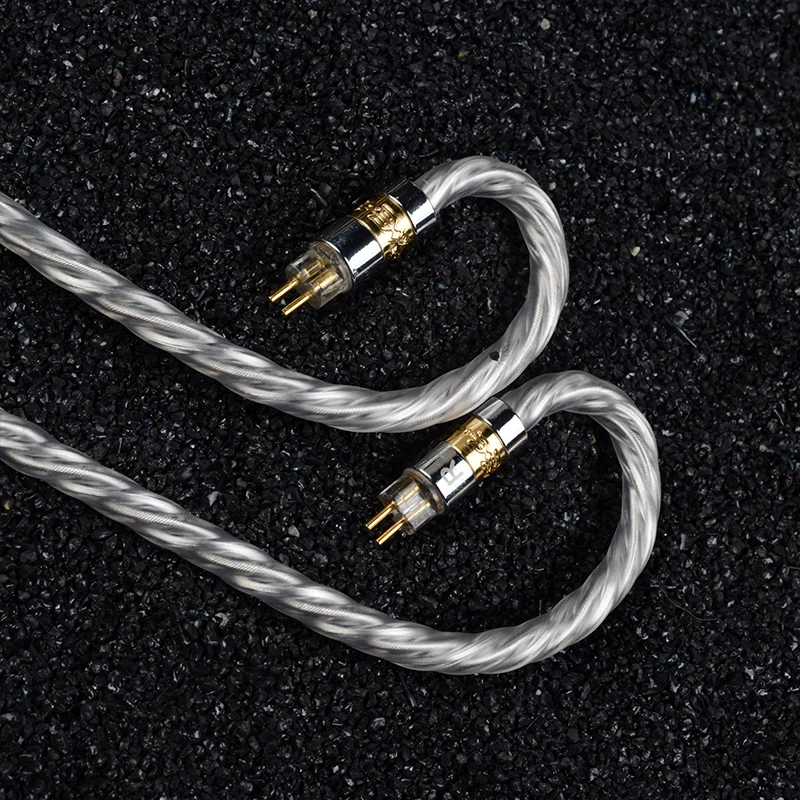 NICEHCK MoonGod HIFI كابل مطلي بالفضة Furukawa النحاس سماعة IEM سلك 3.5/2.5/4.4 MMCX/2Pin/N5005 لـ Performer5 Bravery