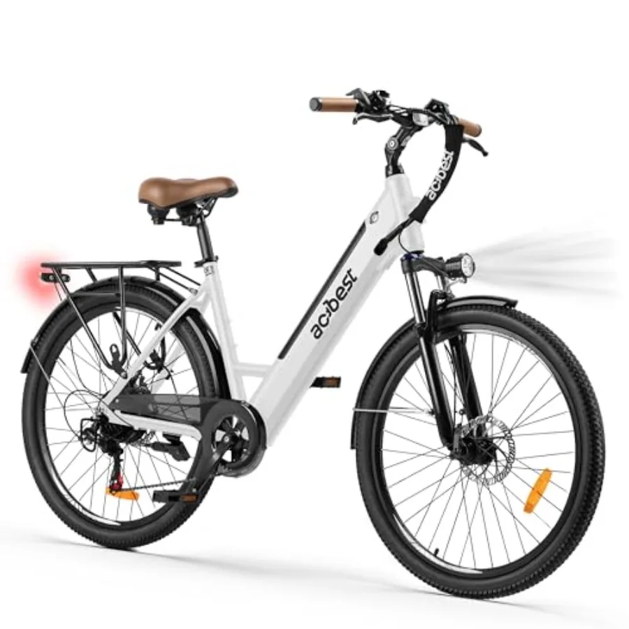 

City commuting electric bike for adults: aluminum frame, matte black finish, 468Wh removable battery, 750W brushless motor, 26-