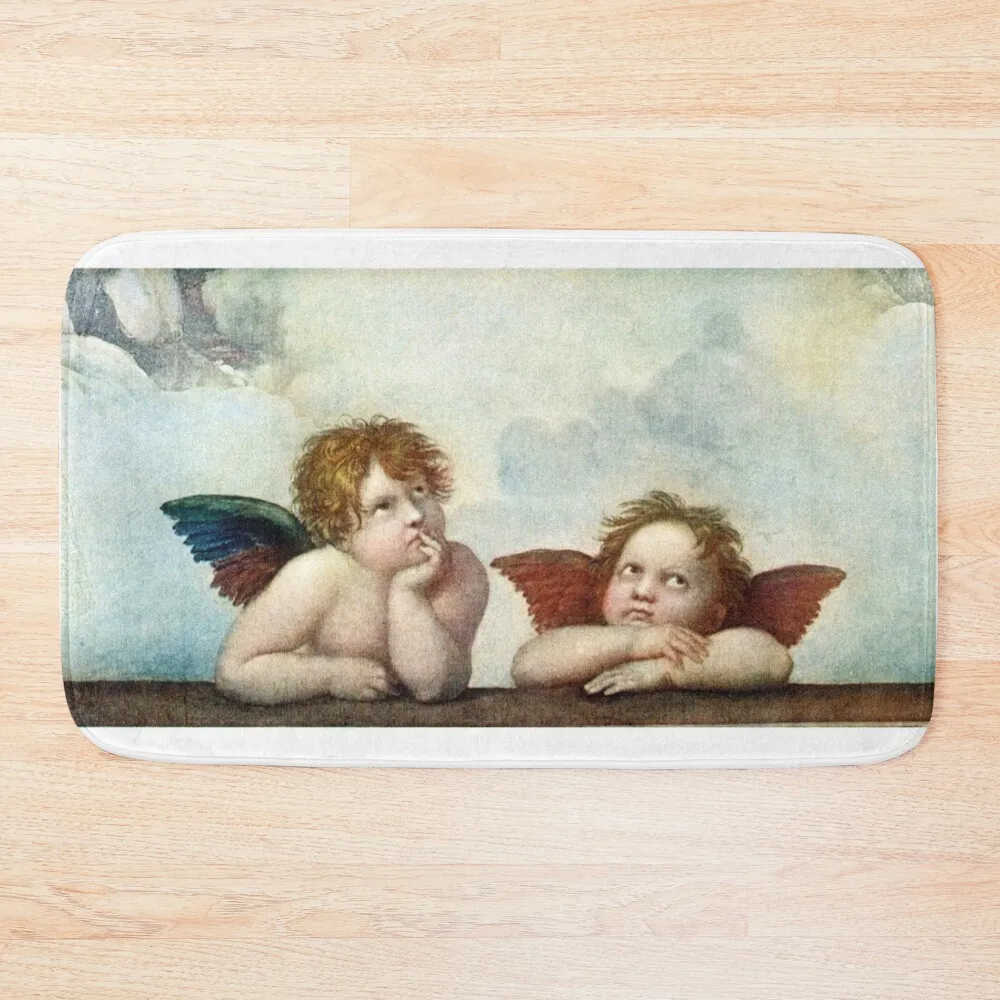 

Angels of the Sistine Madonna Bath Mat Bathtub Carpet Sets Of Bathroom Accessories Mat