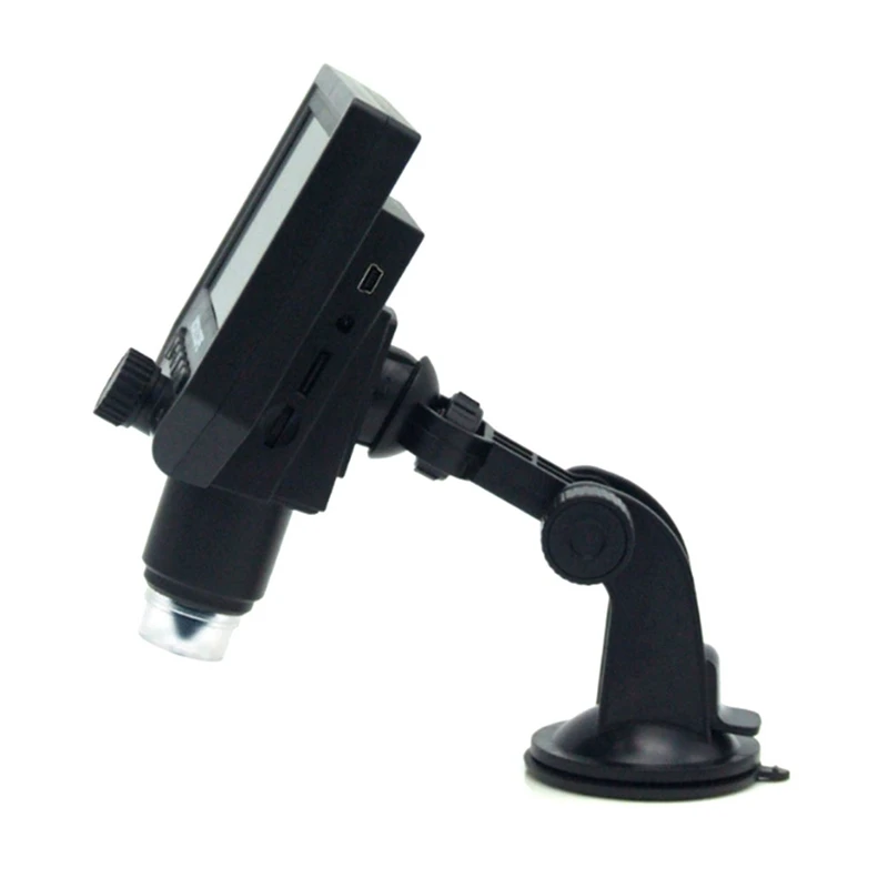 1Set Metal Stand 4.3 Inches HD LCD Video Soldering/ Phone Repair Microscope 600 Magnification Usb Microscope EU Plug