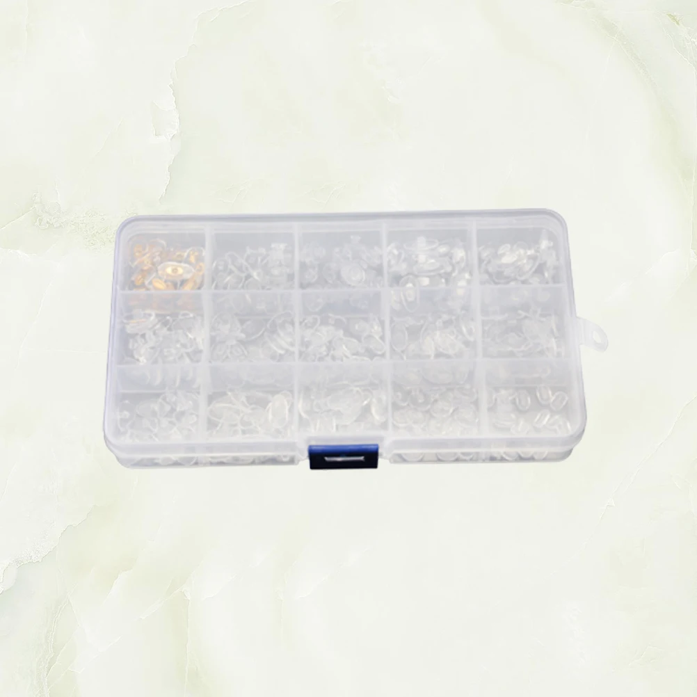 

Nose Stud Repair Box Pads for Glasses Anti Slip Eyeglasses Tool Screw Anti-Slip