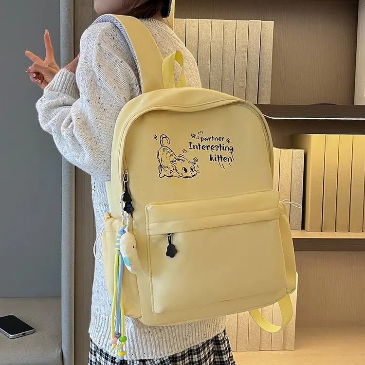 

Lightweight High Capacity Oxford Cloth Backpack for High School And College Students Multi-Functional Computer Bag for Short...