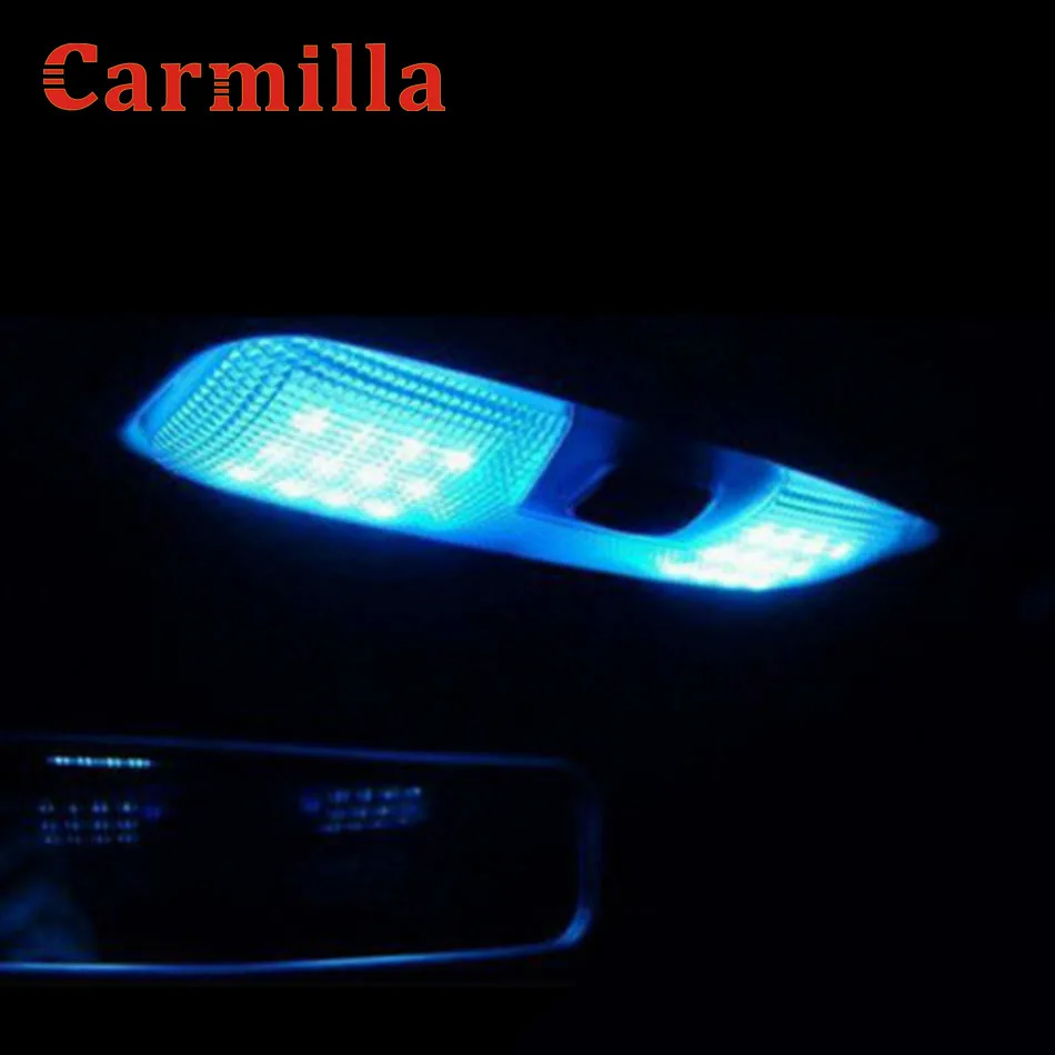 Carmilla Car LED Reading Lamps Roof Led Lamp Interior Lights Case for Ford Fiesta MK7 2009 - 2014 Car Accessories