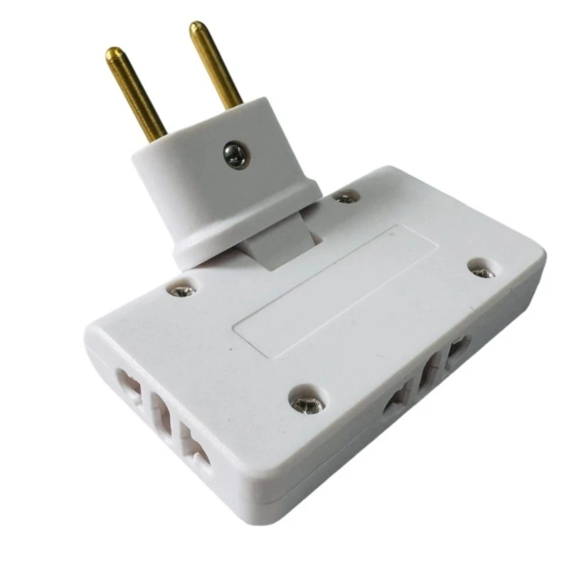 

3 in 1 EU Plug Converters Travel EU Extension Plug Outlet Adapter Socket