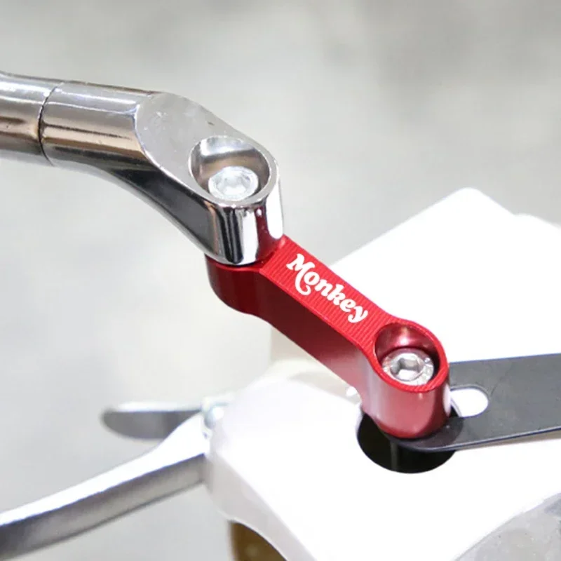 

Для Honda Monkey Z125 Z120 z 125, удлиненное зеркало заднего вида с логотипом, зеркала для мотоцикла Monkey, удлинительный кронштейн, аксессуары