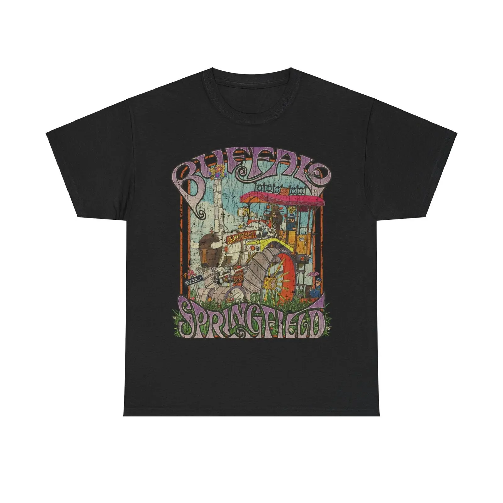 Buffalo Springfield 1966 Music Album Nostalgic Retro T shirt