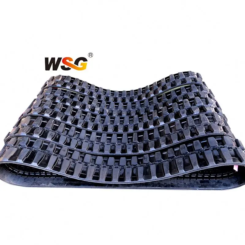 Construction Machinery Parts Rubber Tracks For Excavators Rubber Track Undercarriage