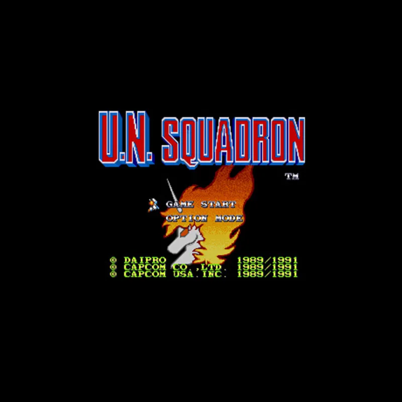 ش. ن. بطاقة لعبة Squadron ntsc ، 16 بت ، كبيرة ، رمادية ، 46pin ، الولايات المتحدة الأمريكية ، للاعبين