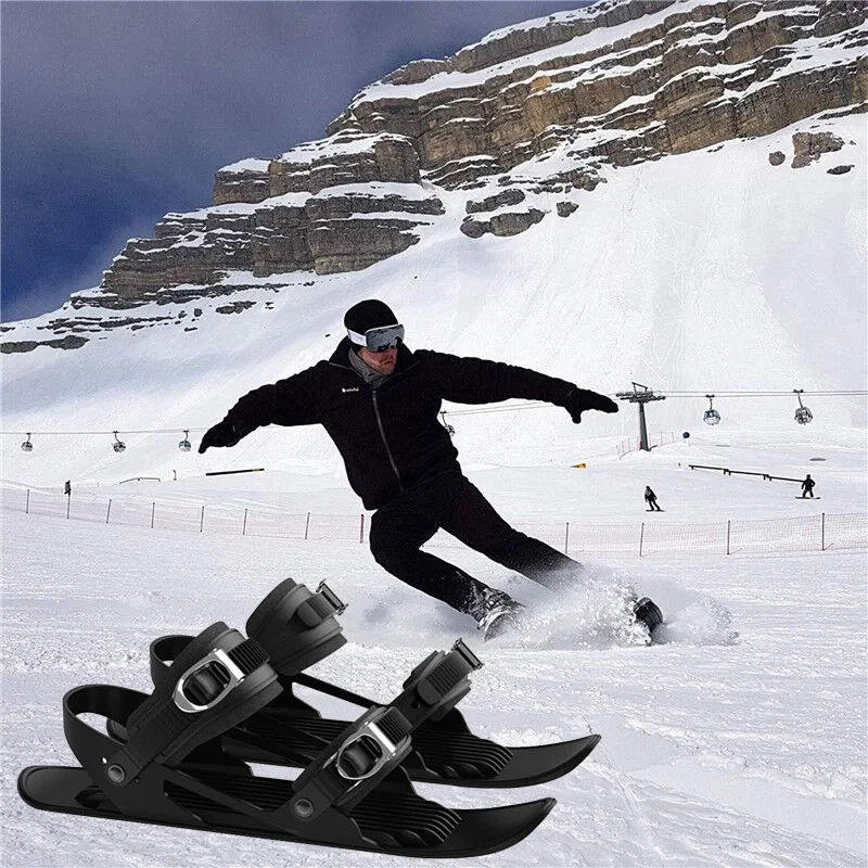 New Concept Adult Winter Ski Sports Supplies Snow Snowboard Mini Short Ski Shoes Winter Shoes Snowboard