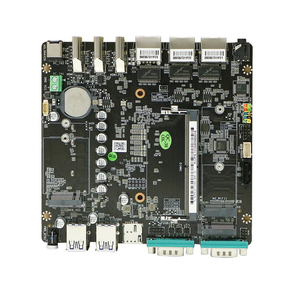 12th Gen  Core I3 DDR5 Mini PC Nano ITX Motherboard Single Channel RAM SATA Hard Drive Interface Integrated New Network