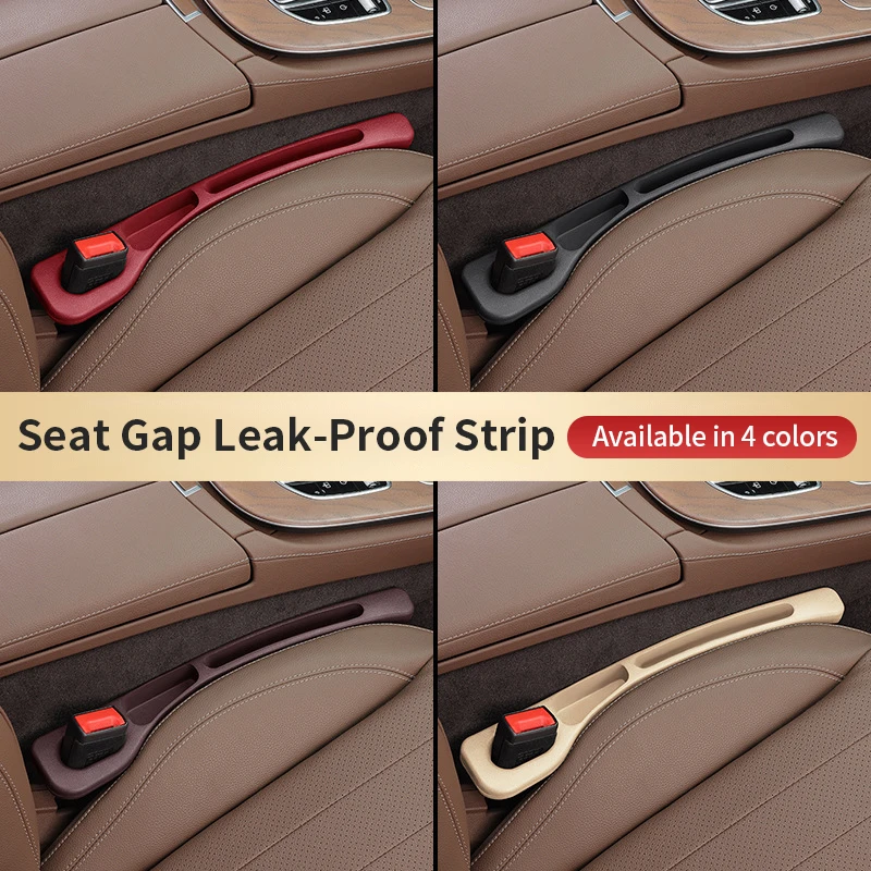 Car Seat Gap Leak-Proof Strip, Fill the Gaps Between Seats, Prevent Items from Falling, With Storage Slot, 4 Colors Available