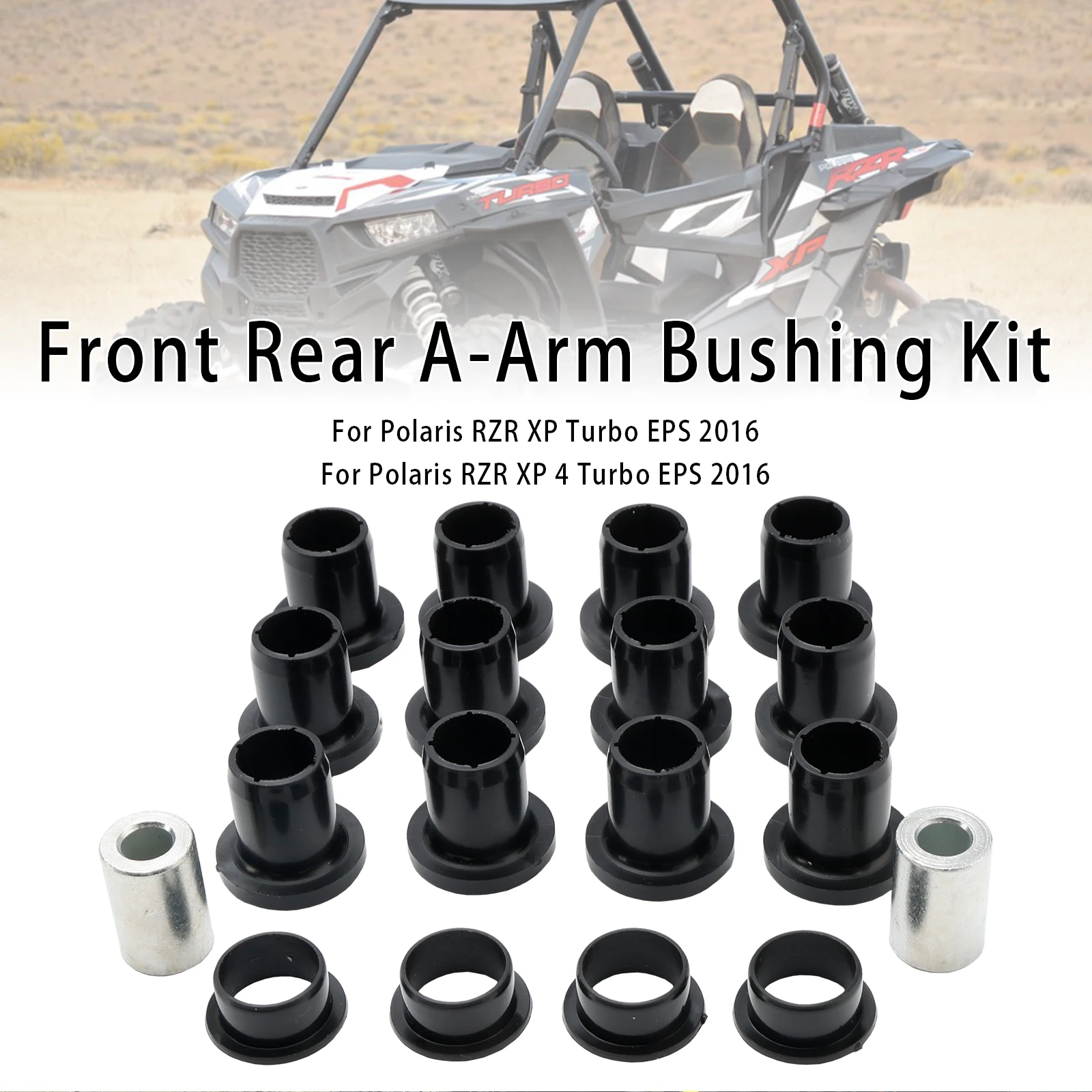 Topteng Front Rear Control Arm Bushing Kit For Polaris RZR 900 1000 EPS XP 4 2014 2015 2016