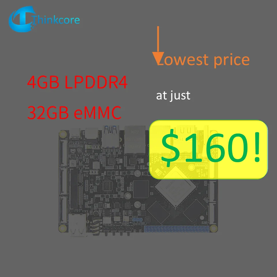 

RK3588 Quad-Core 1.8GHz Mini PC Mainboard AI Edge Computing SBC with 8GB RAM 64GB ROM Android12 Ubuntu Raspberry Pi Alternative