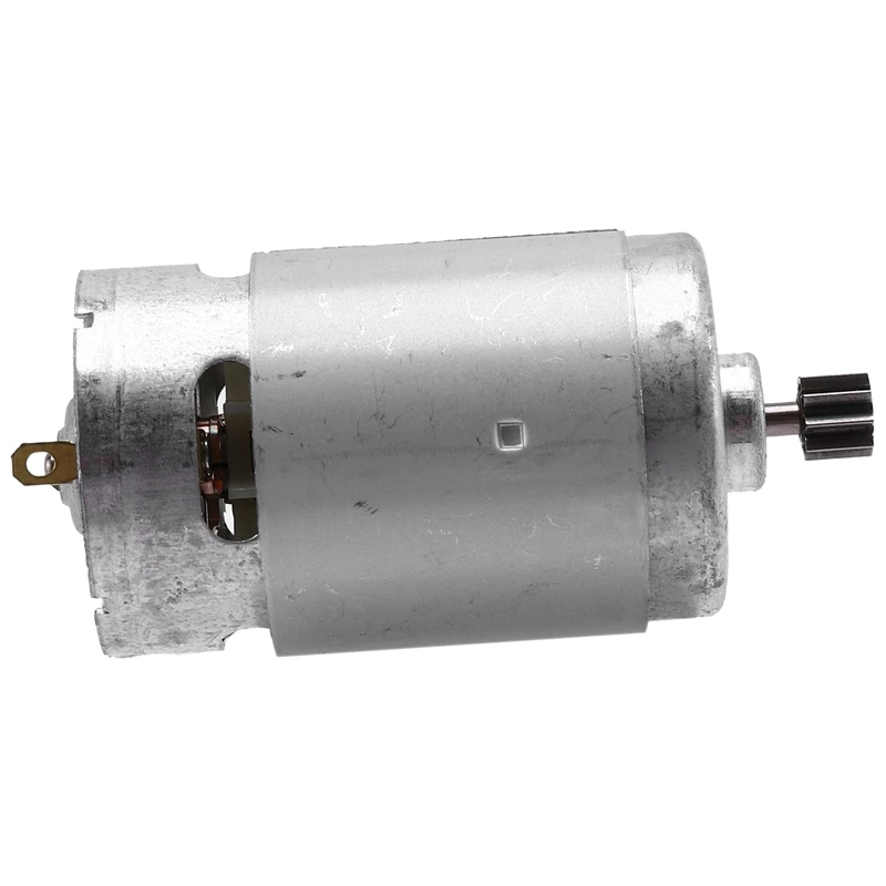 RS550 21V DC Motor With Single Speed 9 Teeth And High Torque Gear Box For Electric Drill / Screwdriver