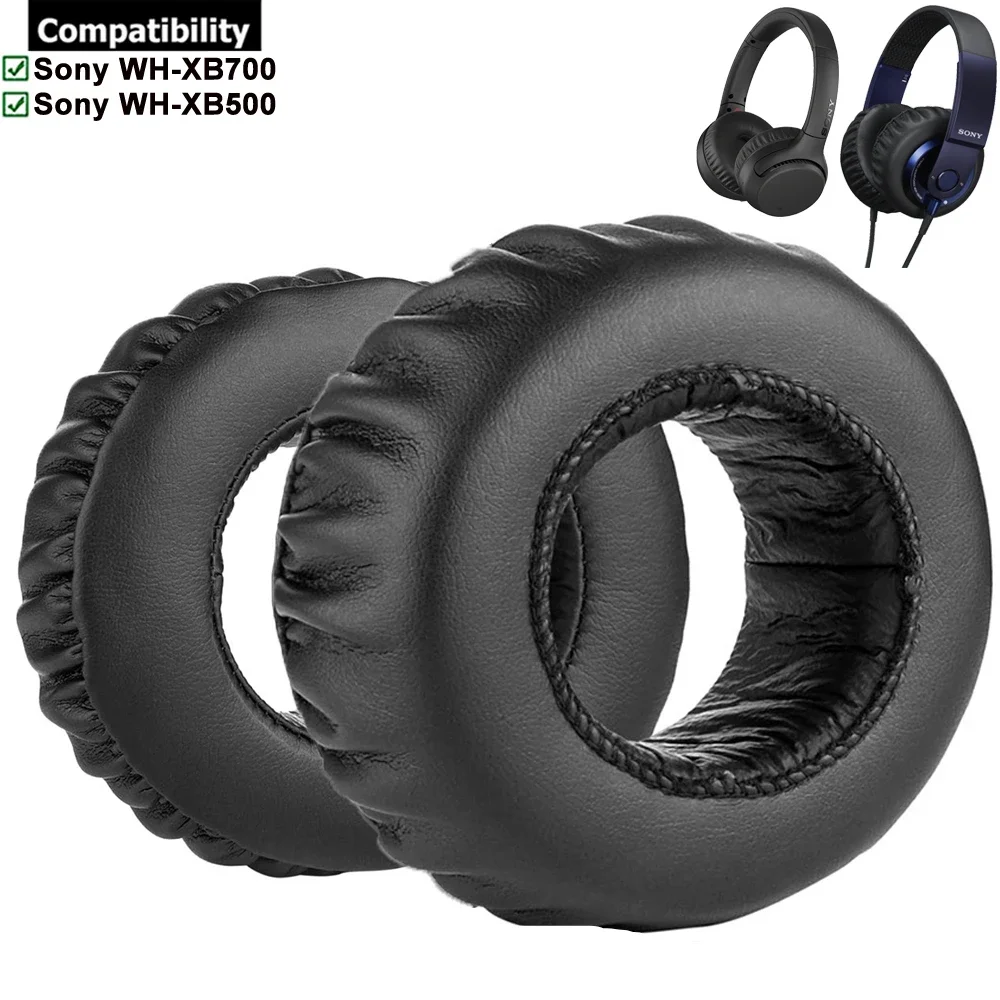 Ear Pads For Sony MDR-XB500 MDR-XB700 Headphones Replacement high quality earmuff ear pillow headband leather sapre parts