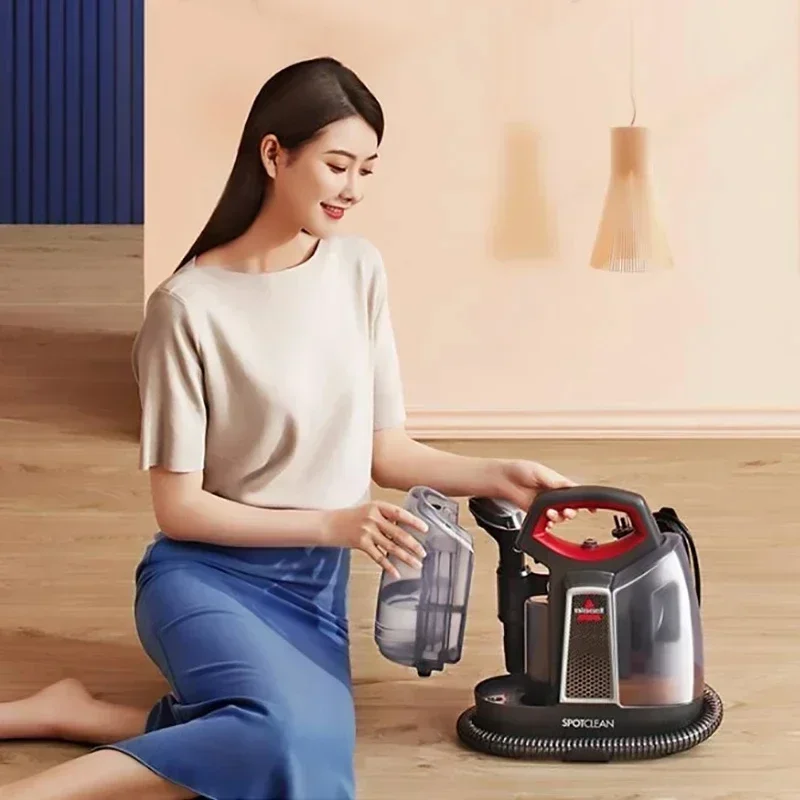 220V Electric Steam Cleaner with Spray Suction for Carpet Sofa Curtain Car - Integrated Cleaning Machine