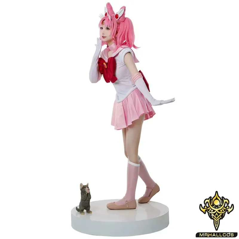 

ss23MRHALLCOS Amine Косплей Сейлор Чиби Луна Чибиуса Цукино Кристалл платье наряды костюм Хэллоуин вечерние для детей и взрослых Wom
