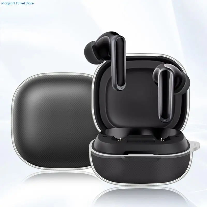 N2UB Flexible Clear Soft Protector Case For P40i Wireless Earbud Shockproof Daily Use
