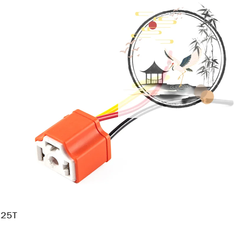 

H4 Керамический трехразъемный патрон для фар Патрон для лампы Патрон для лампы Патрон для мигалки