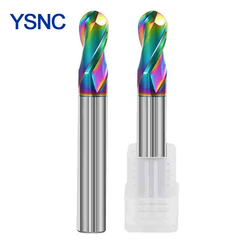 

2 Flute Ball Nose End Mill Tungsten Carbide Cutter CNC Router Bit Milling Tool R0.5 R0.75 R1 R6 R4 R7 R8 Ball End Milling Cutter