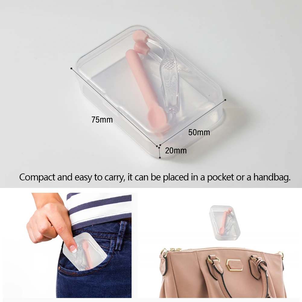 Soft Tweezers Contact Lenses Inserter Remover Suction Stick Lens Wearing Tools Application Aid for Soft Contact Lenses