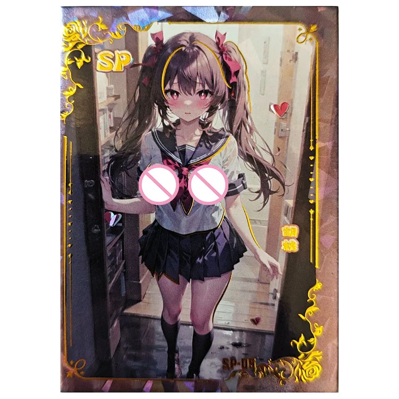 Anime Dea Storia Rare SP Carta da collezione Yae Miko Ganyu Furina Kamisato Ayaka 7 marzo Hu Tao Giocattoli per ragazzo Regalo di compleanno