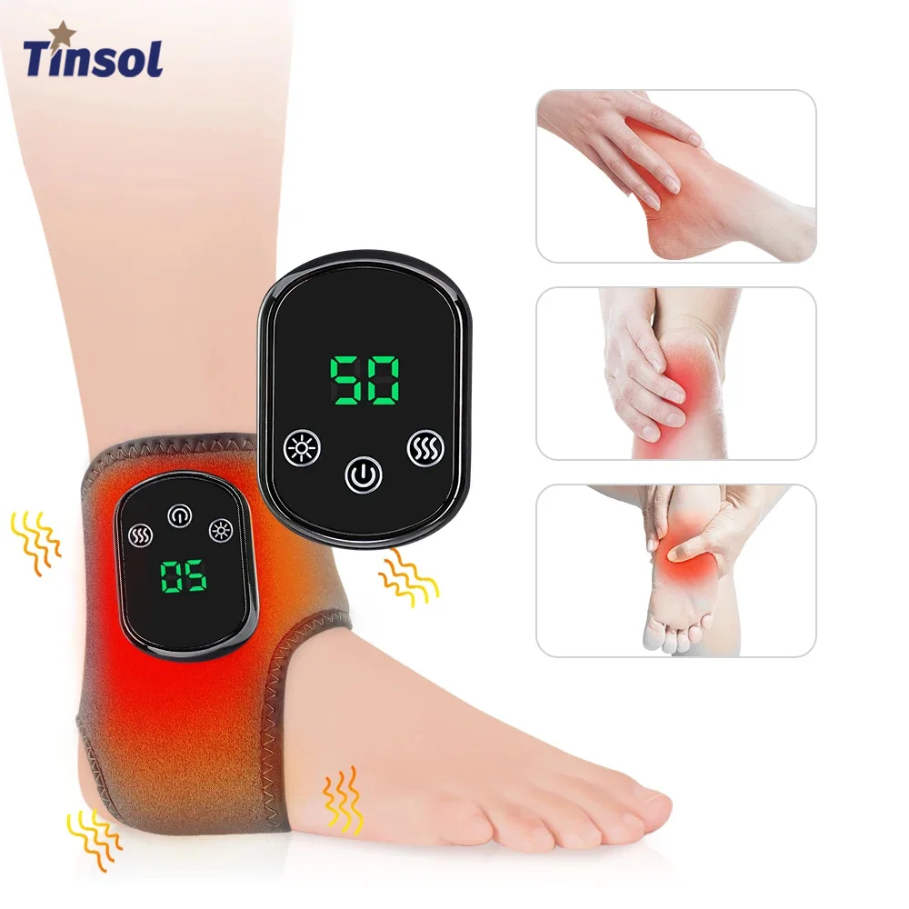 

New Electric Foot Massager 5 Heat Settings 3 Vibration Massage Levels Ideal for Plantar Fascia Relief and Leg Muscle Relaxation