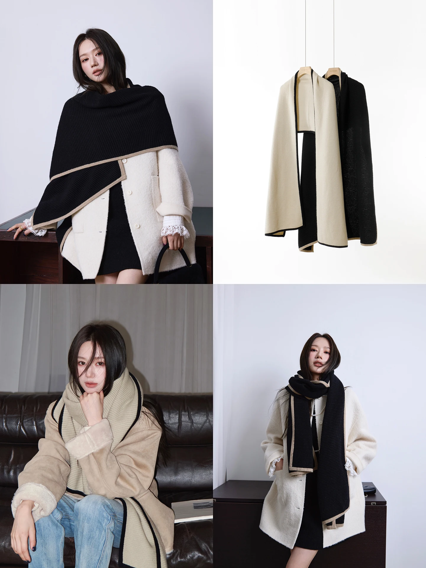 Soft Wool Scarf 420… - image